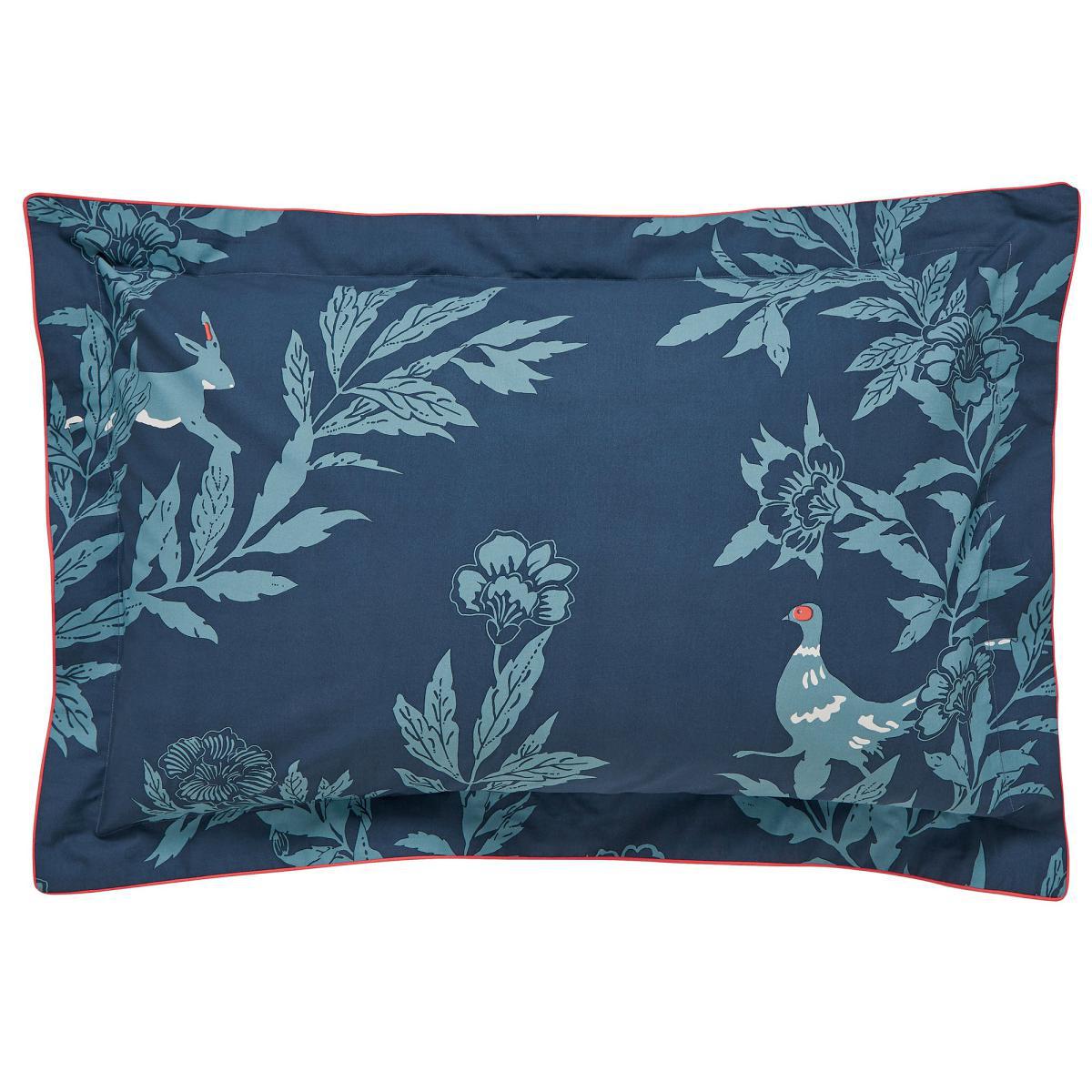 Joules Country Critters 100% Cotton Duvet Cover and Pillowcase Set Navy Blue – image 4