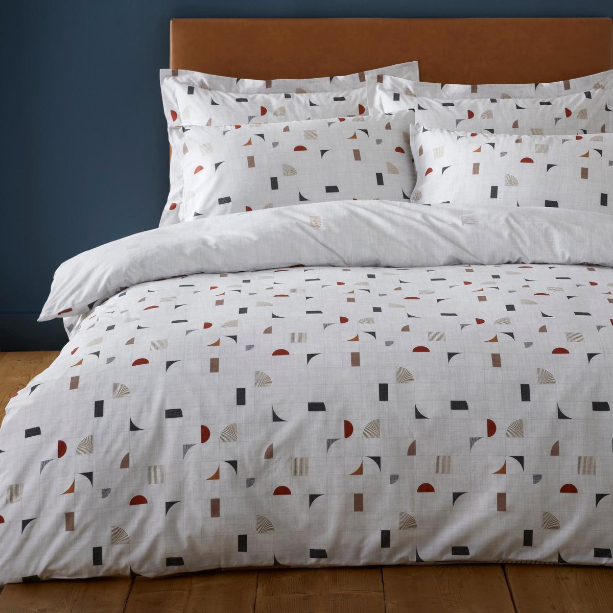 Elements Oslo Reversible Duvet Cover and Pillowcase Set MultiColoured – image 4