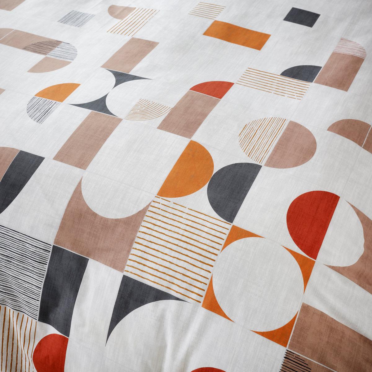 Elements Oslo Reversible Duvet Cover and Pillowcase Set MultiColoured – image 5