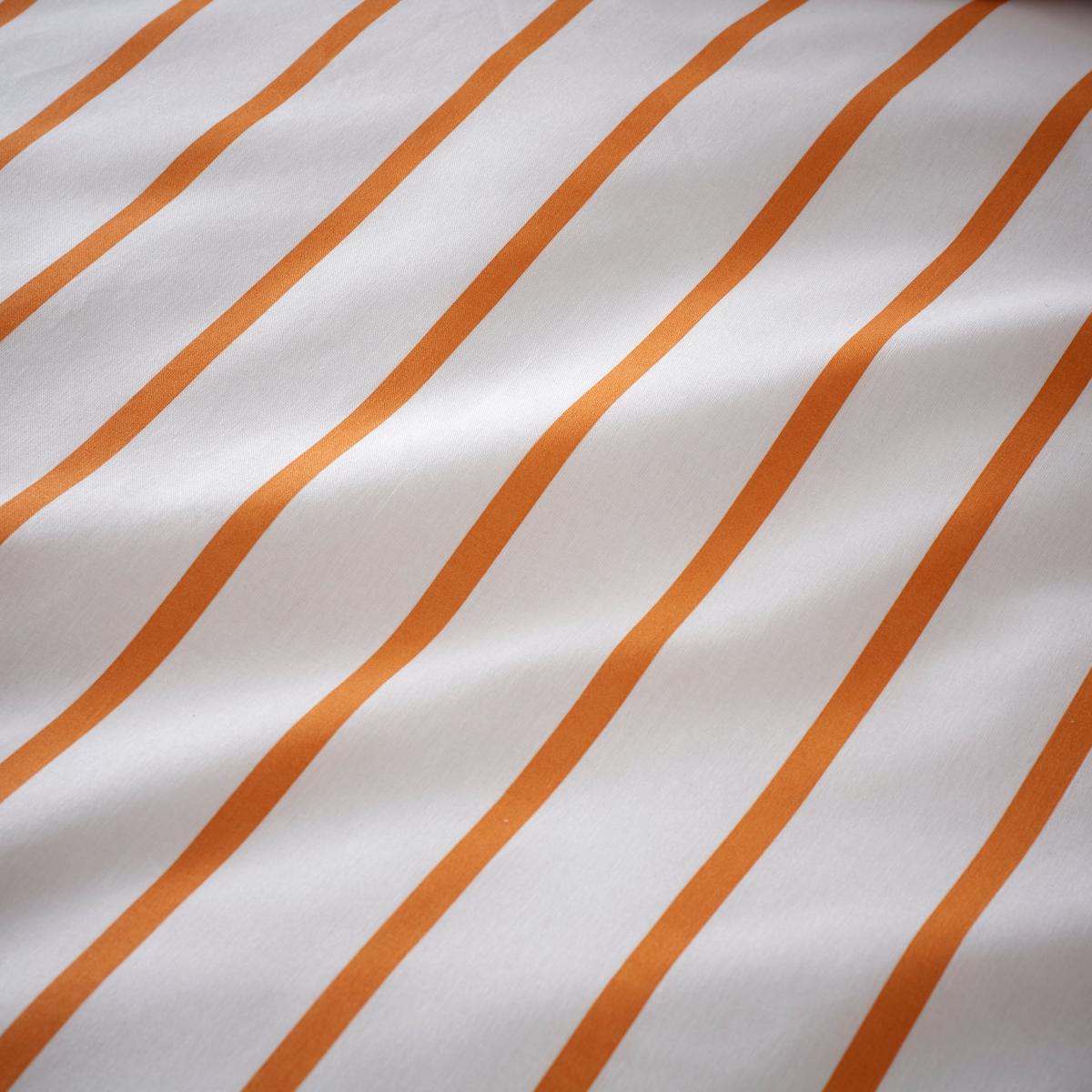 Zane Stripe Turmeric Duvet Cover and Pillowcase Set Turmeric – image 4