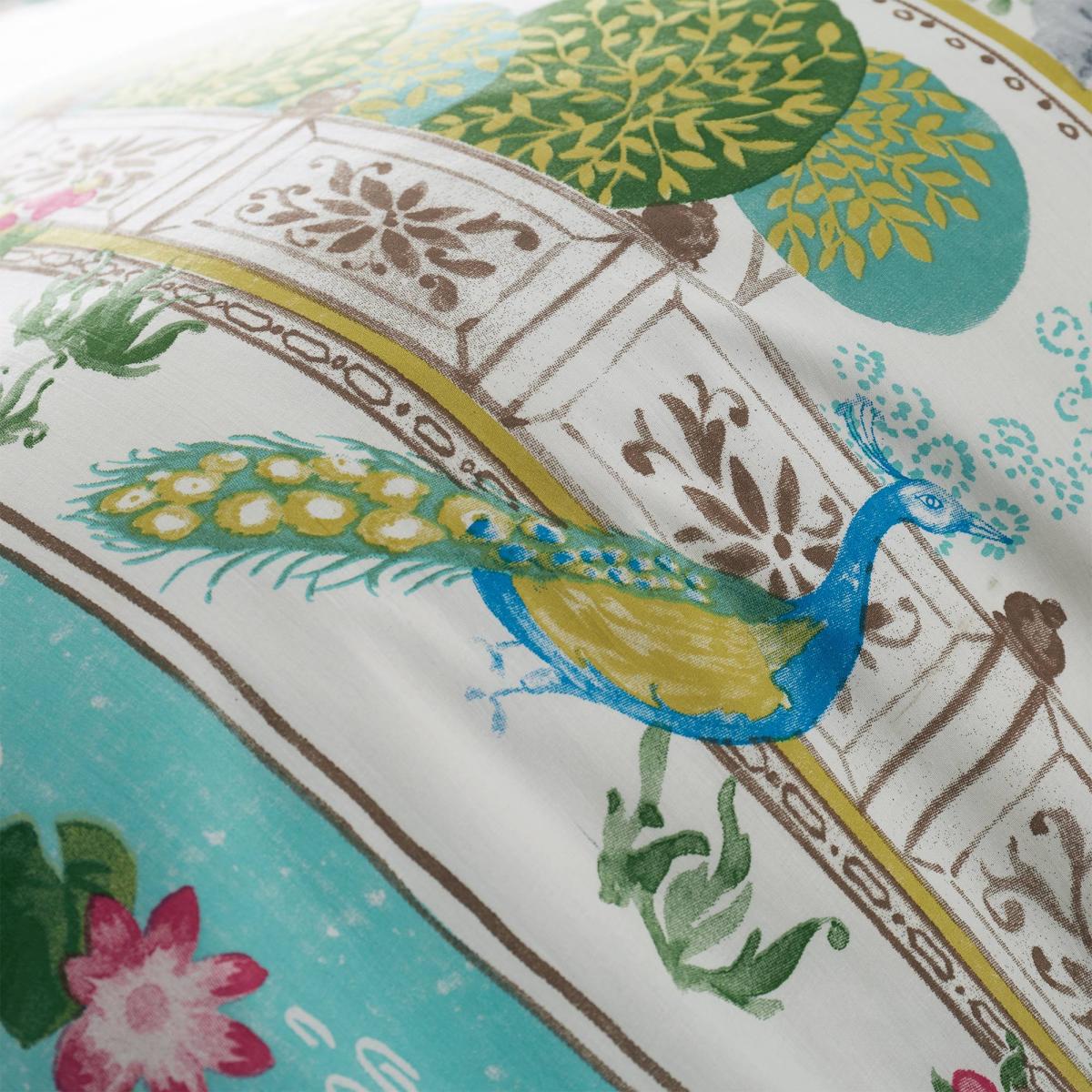 Pineapple Elephant Oasis Duvet Cover and Pillowcase Set Green – image 4