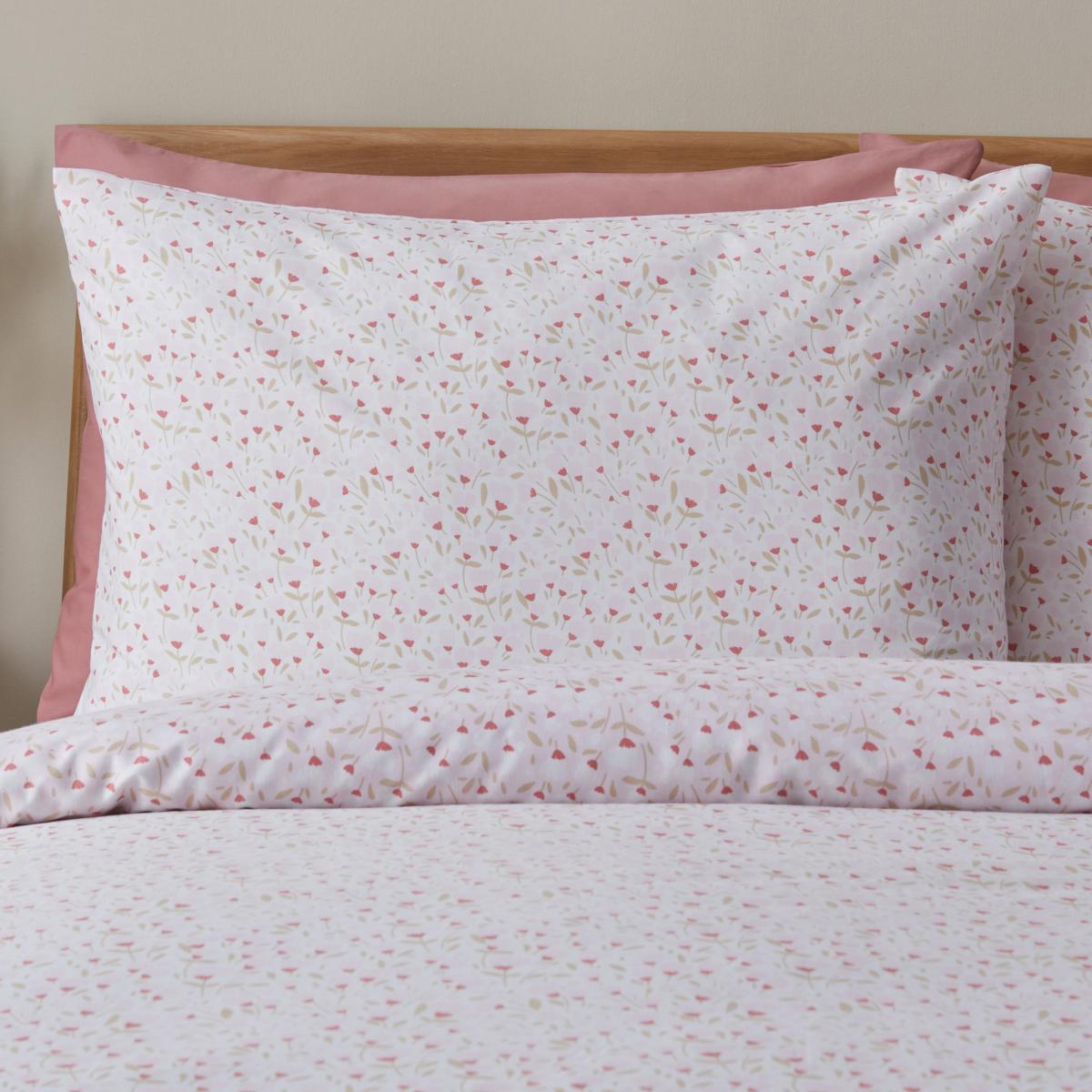 Larna Duvet Cover and Pillowcase Set Pink – image 2