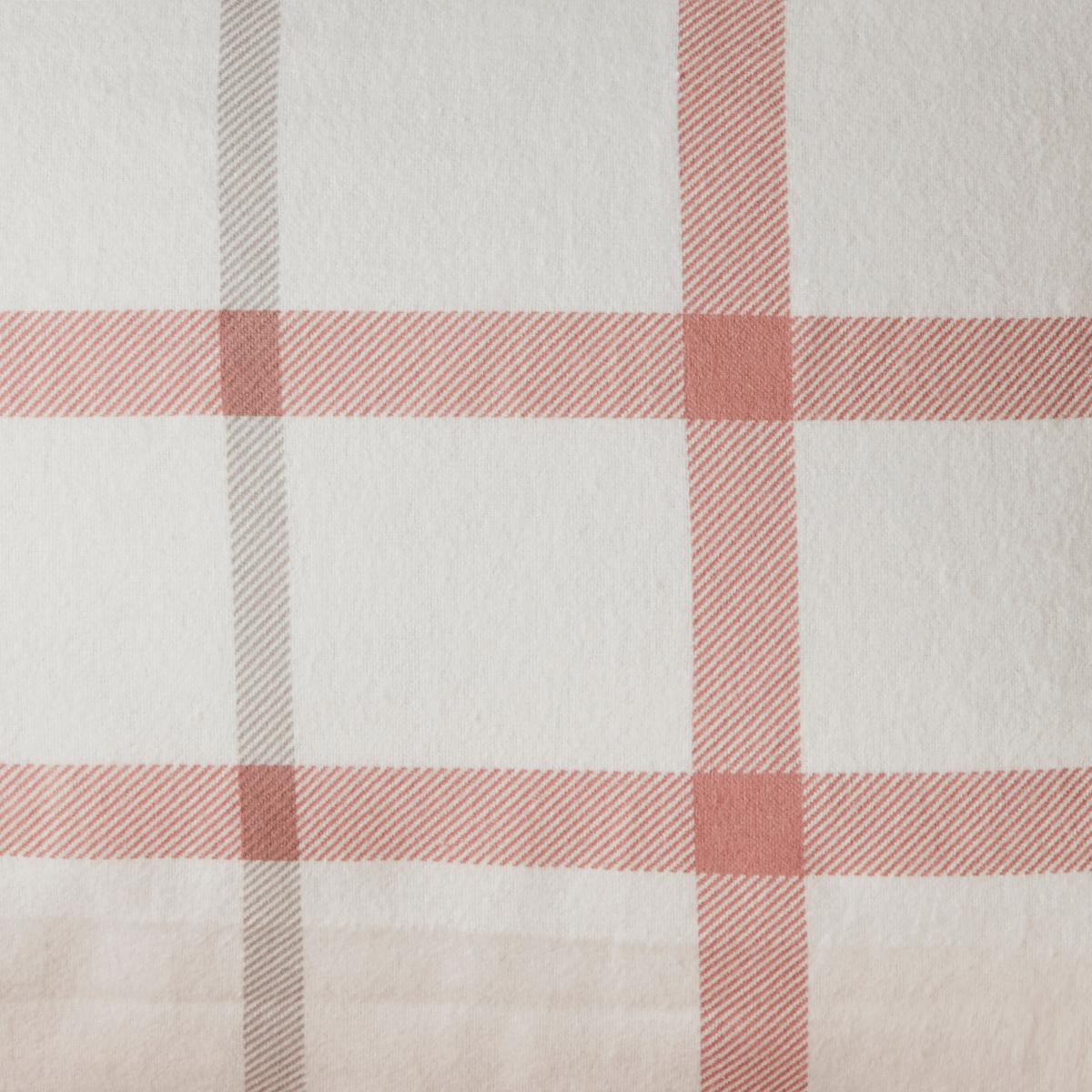 Elouise Pink Brushed Cotton Duvet Cover and Pillowcase Set Pink – image 5