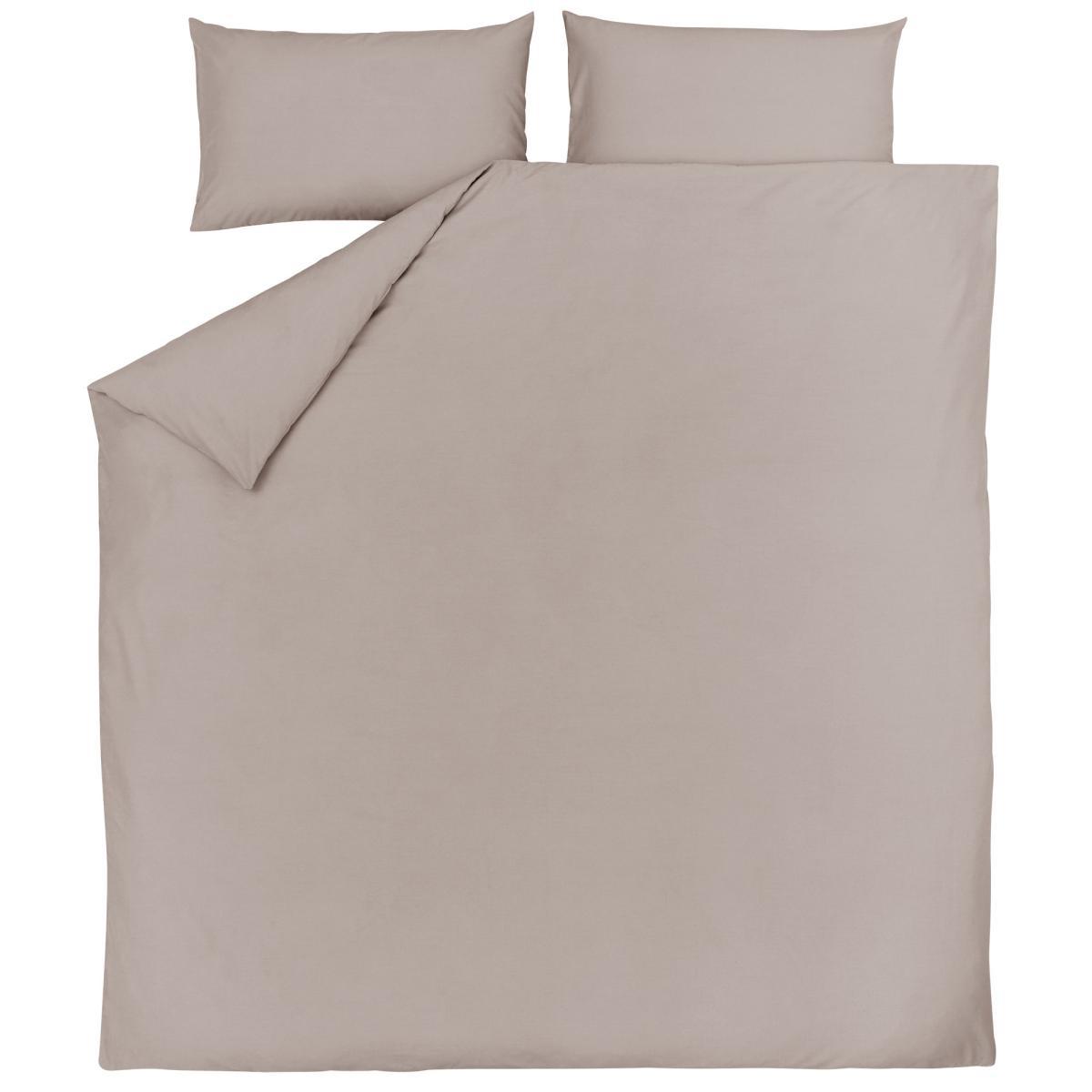 Non Iron Plain Dye Natural Duvet Cover Natural – image 2