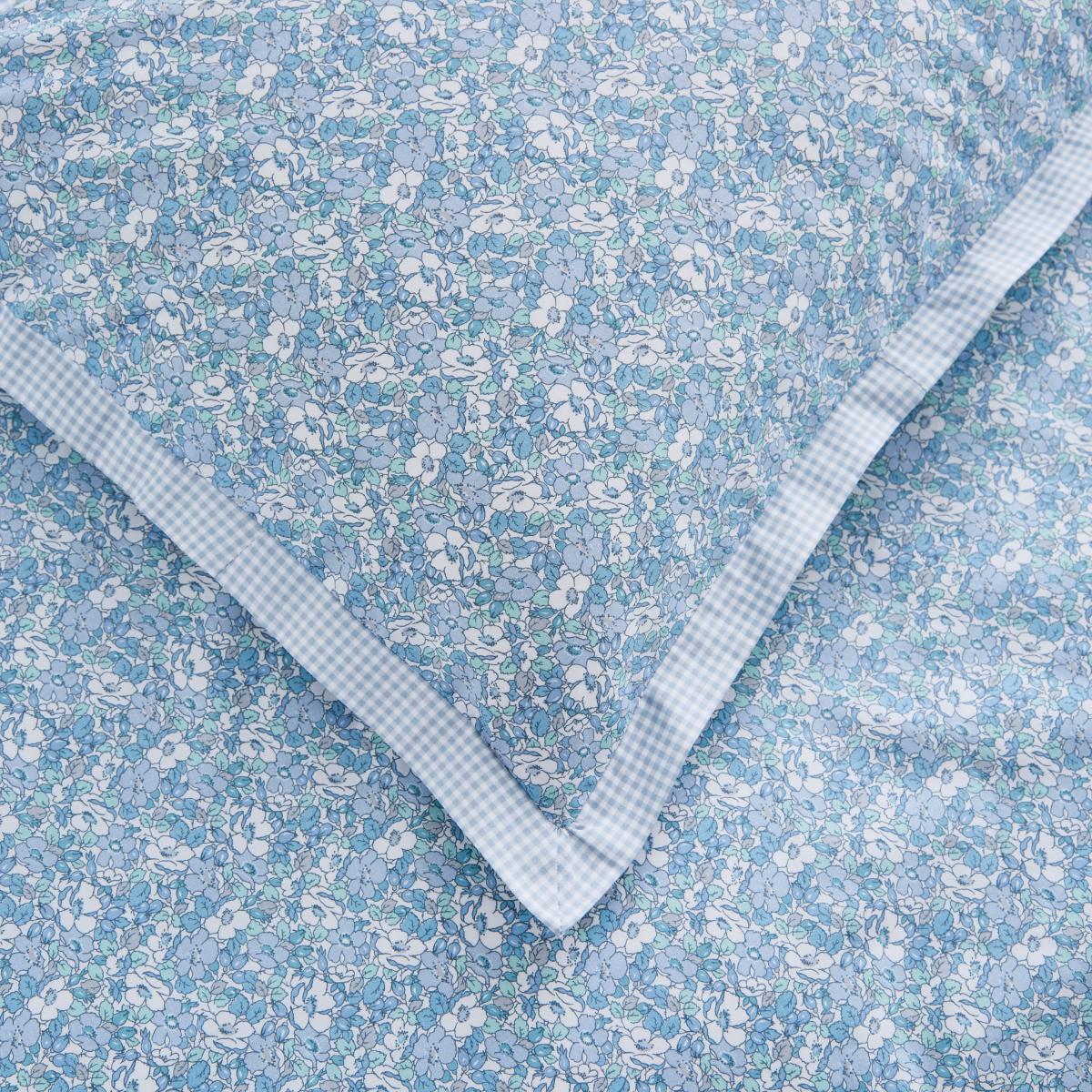 Dorma Decades Nancy Rose Duvet Cover and Pillowcase Set Blue – image 2
