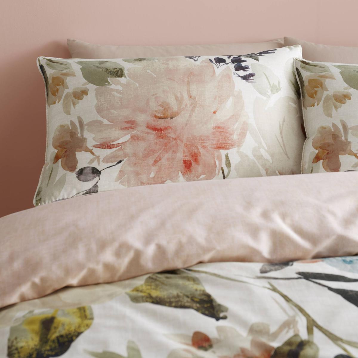 Bianca Oriana Floral Duvet Cover and Pillowcase Set Blush – image 2