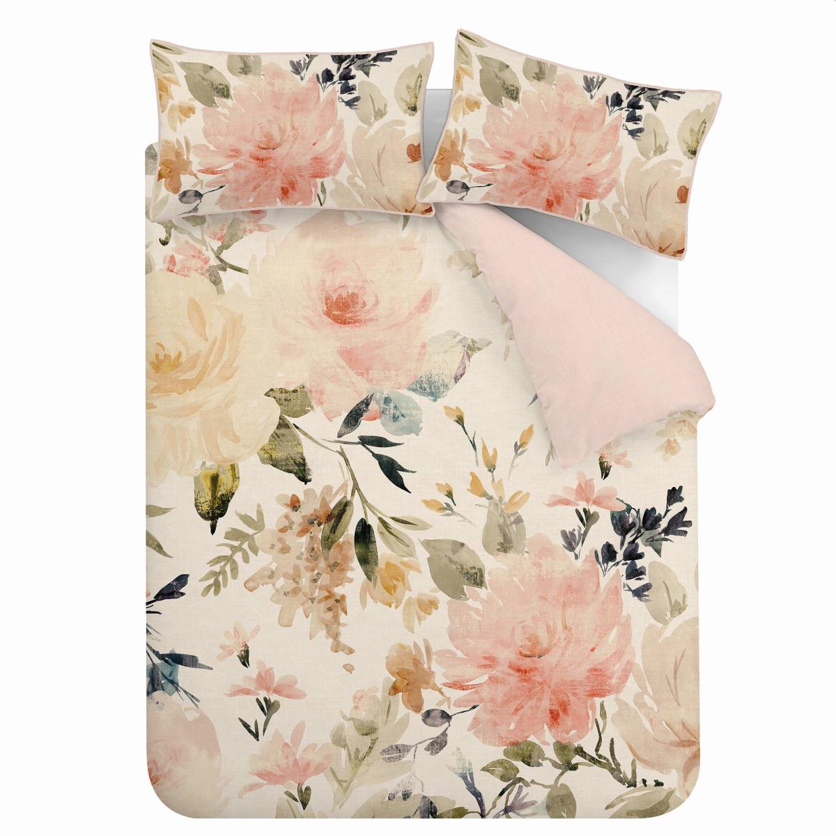 Bianca Oriana Floral Duvet Cover and Pillowcase Set Blush – image 5