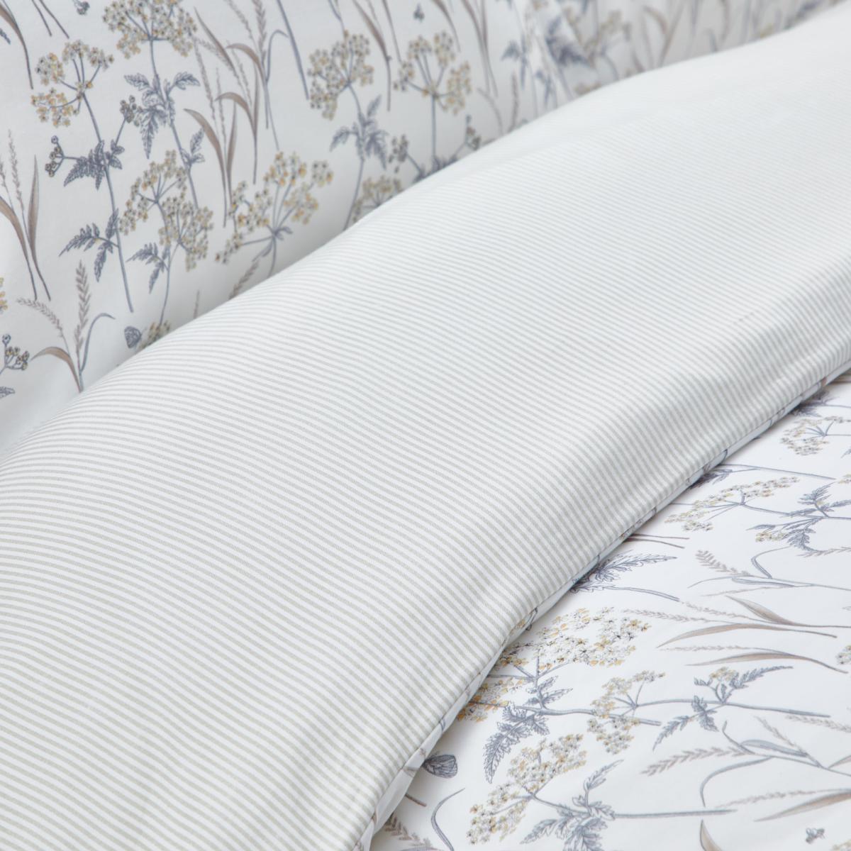 Dorma Cheddleton 100% Cotton Reversible Duvet Cover Grey – image 2