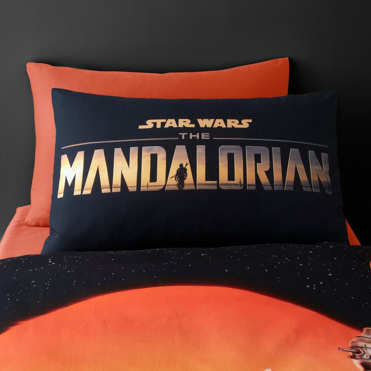 Star Wars Mandalorian 100% Cotton Duvet Cover and Pillowcase Set MultiColoured – image 3
