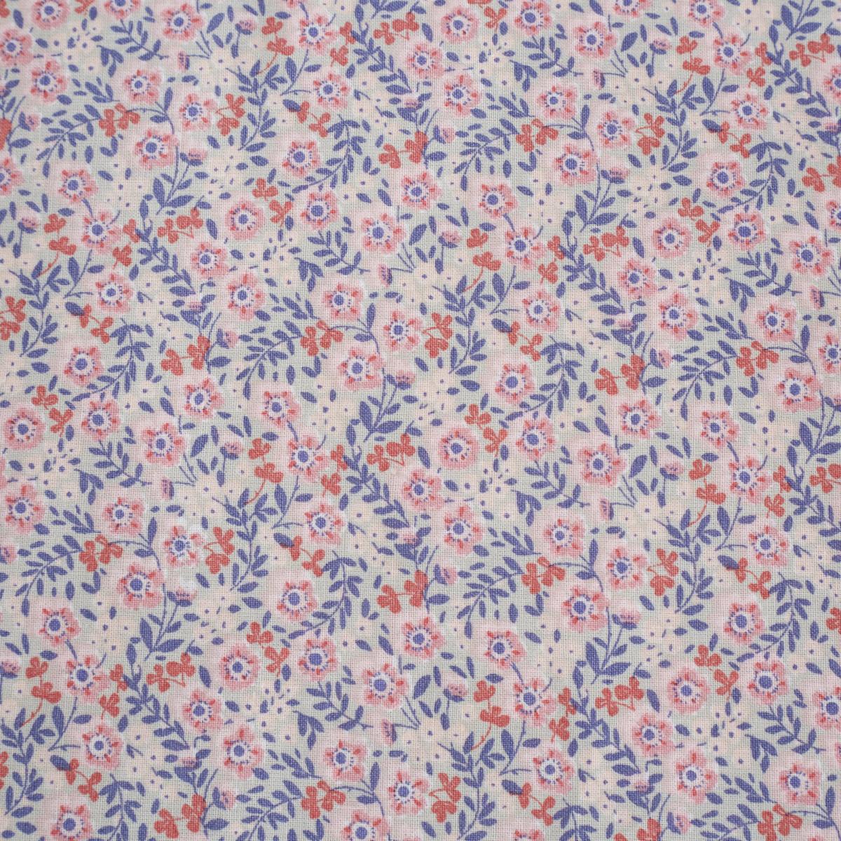 Bessie Ditsy Floral Navy 100% Cotton Reversible Duvet Cover and Pillowcase Set Navy (Blue) – image 6