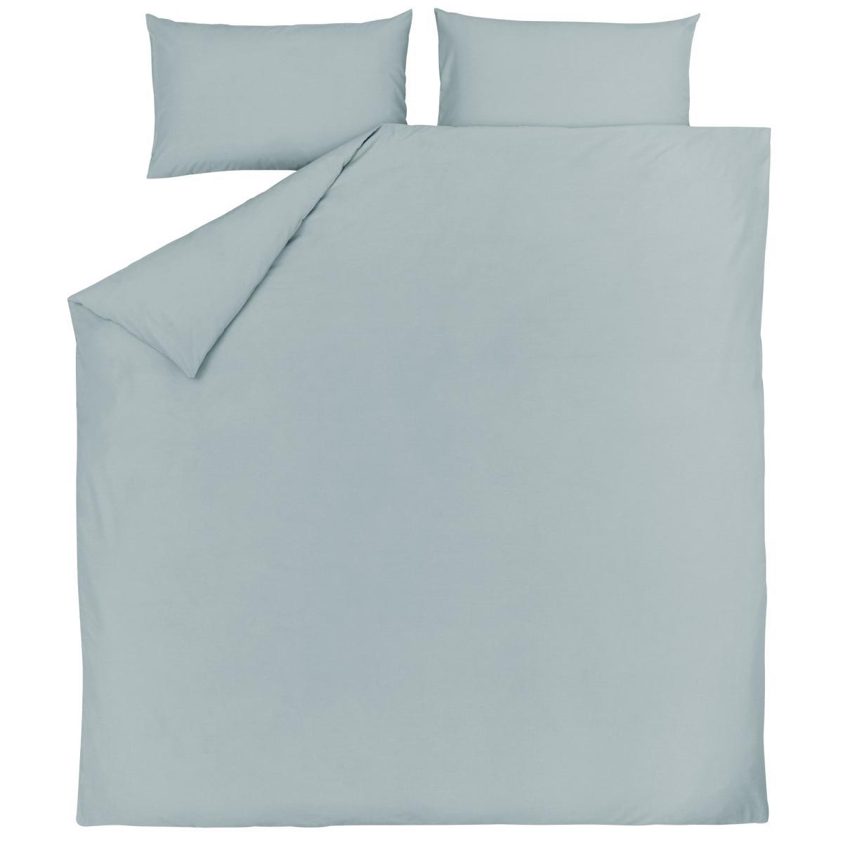 Non Iron Plain Dye Willow Duvet Cover Willow (Green) – image 2