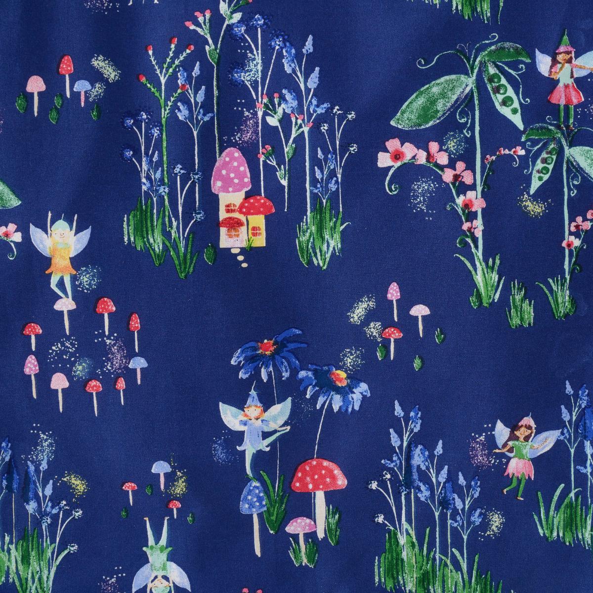 Fairies Blue and Pink 100% Cotton Reversible Duvet Cover and Pillowcase Set MultiColoured – image 5