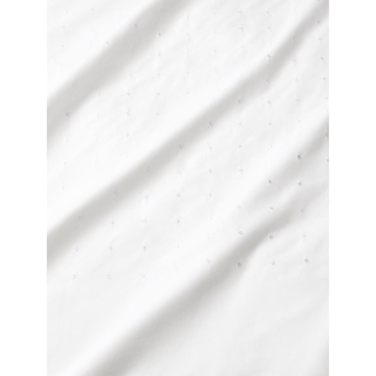 John Lewis & Partners Dot Embroidery Duvet Cover Set, White – image 2