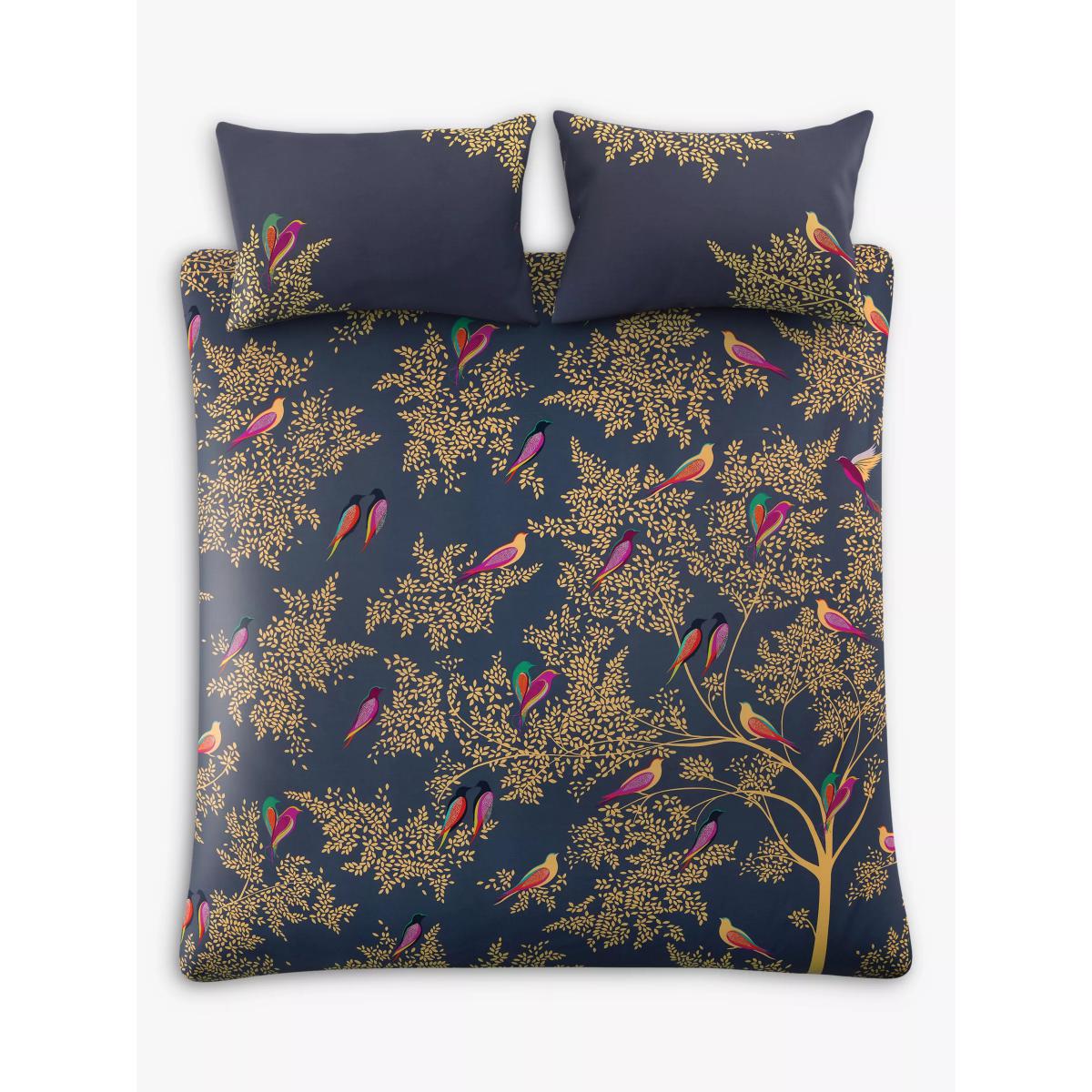 Sara Miller Smokey Blue Birds Duvet Cover Set – image 3