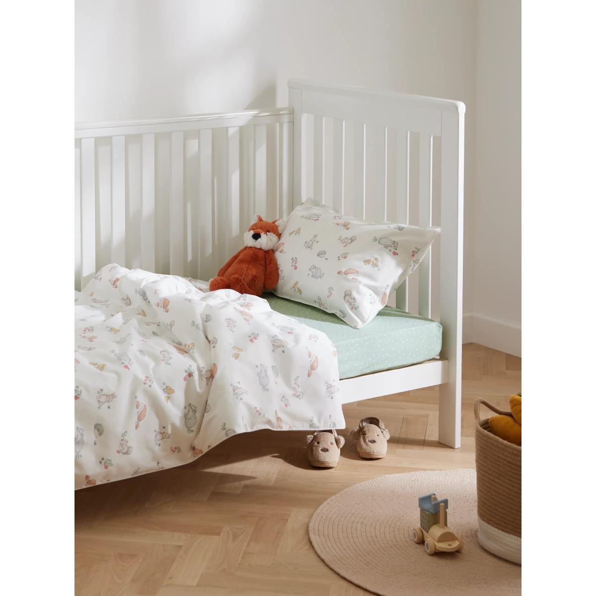 John Lewis & Partners Oh My Darling Woodland Print Toddler Duvet Cover and Pillowcase Set – image 2