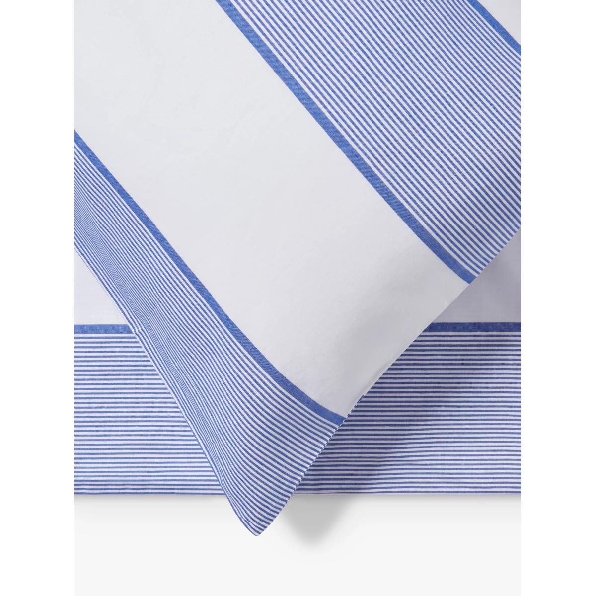Jasper Conran London Blue Woven Pinstripe Duvet Cover Set – image 4