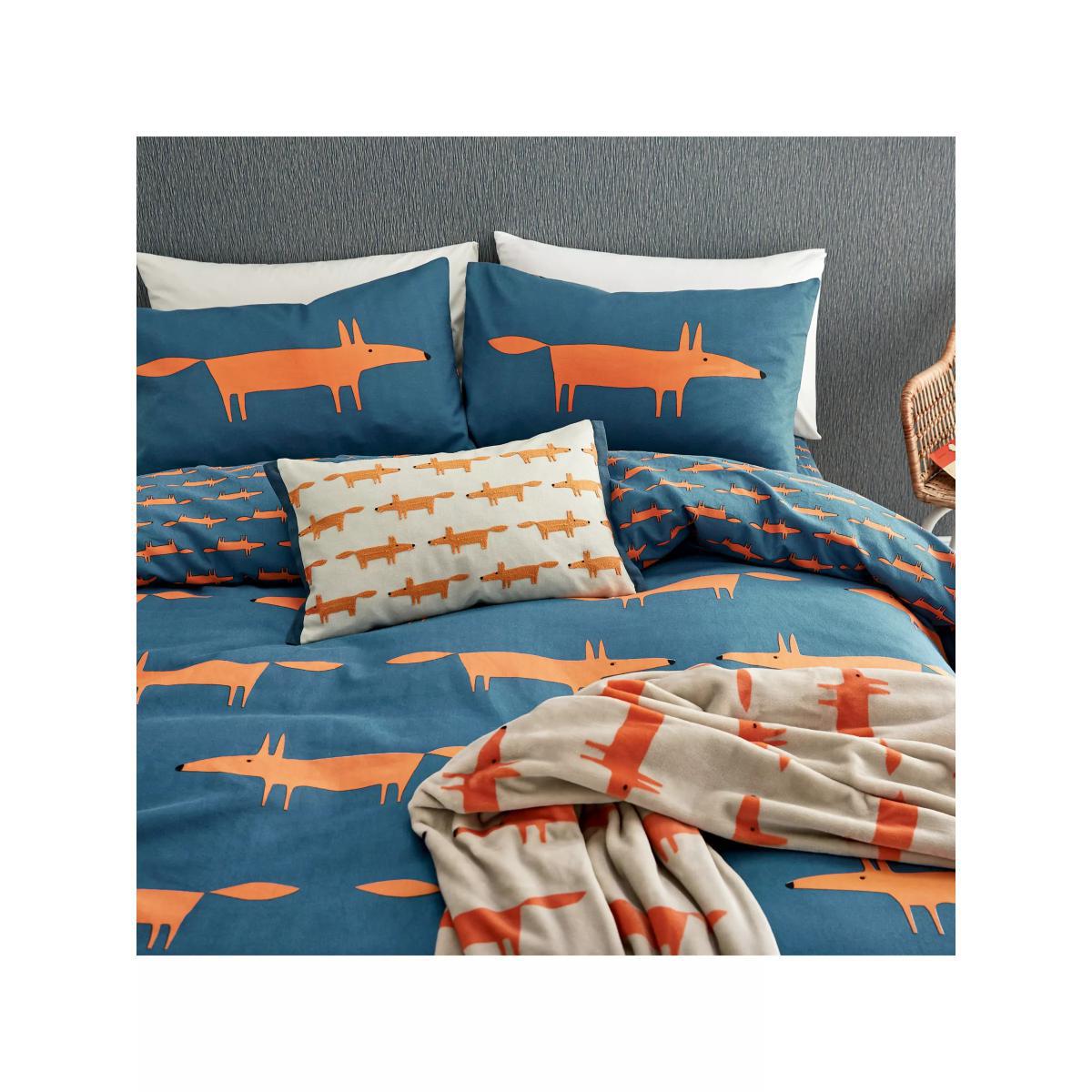 Scion Mr. Fox Cotton Brushed Cotton Duvet Cover Set – image 2