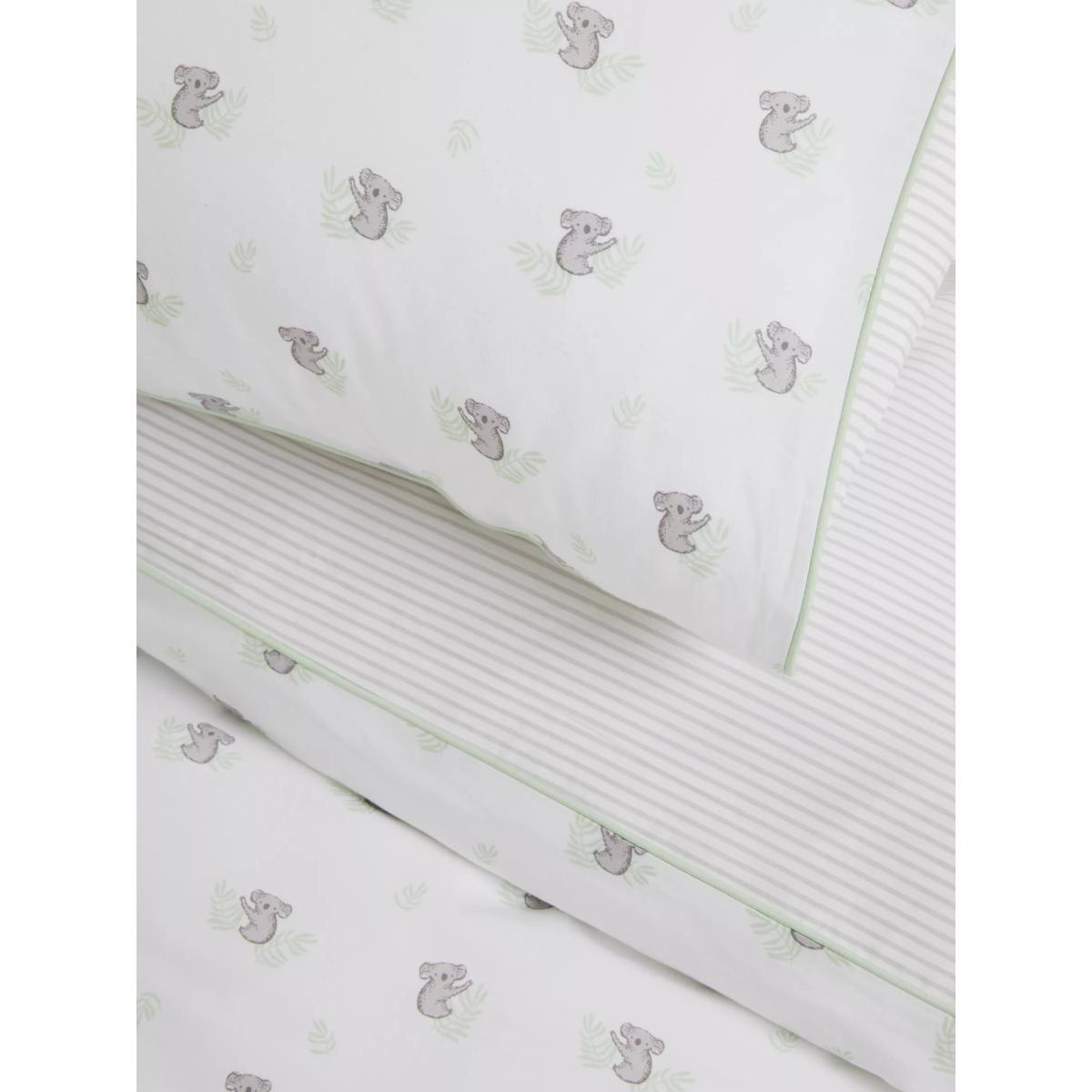 John Lewis & Partners Koala Print Duvet Cover and Pillowcase Set, Multi – image 2
