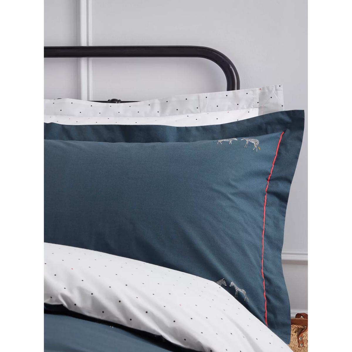 Sophie Allport Zebra Duvet Cover Set, Navy – image 3