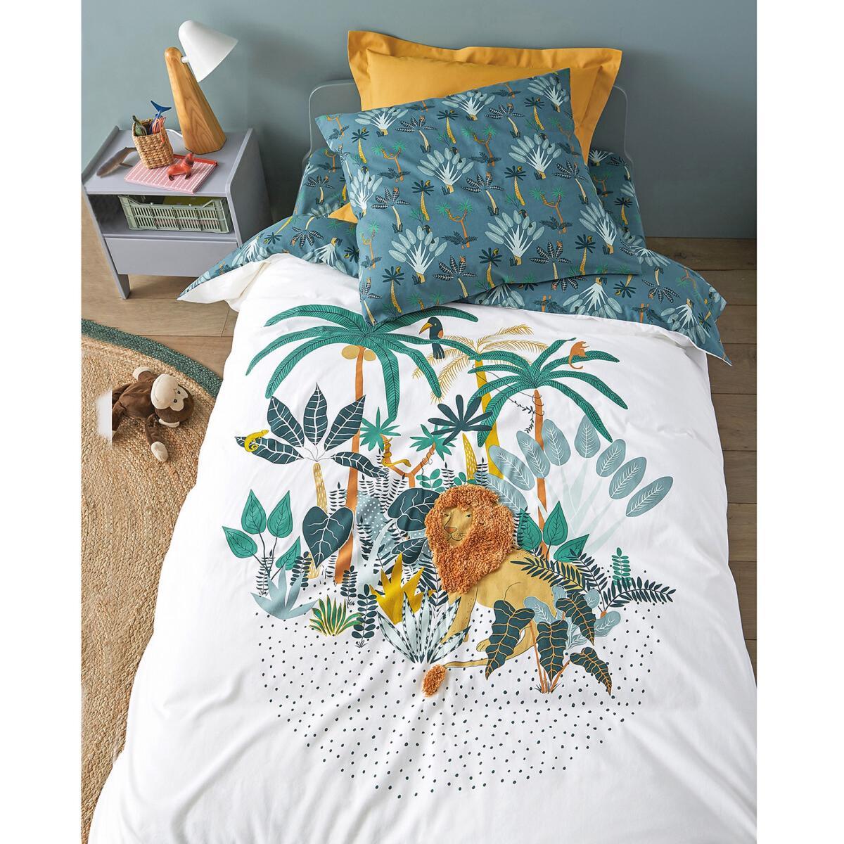 Savane Duvet Cover in Printed Organic Cotton – image 4