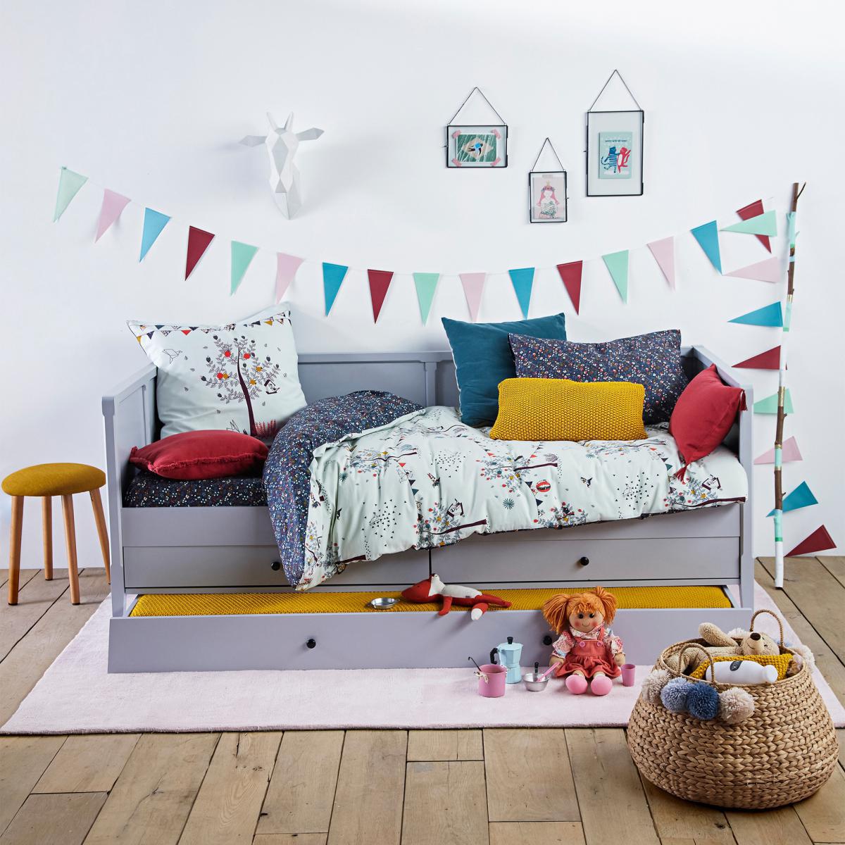 Lula Printed Cotton Duvet Cover – image 3