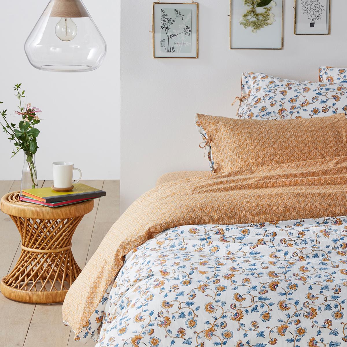 Indian Flower Washed Cotton Duvet Cover – image 4