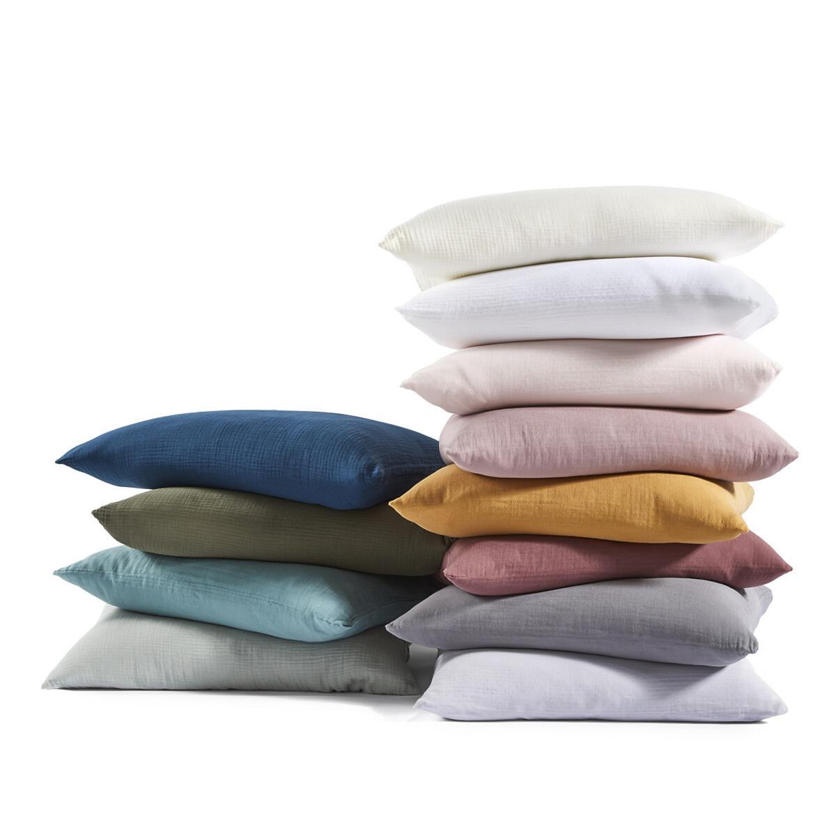 Snow Plain Cotton Muslin Duvet Cover – image 4
