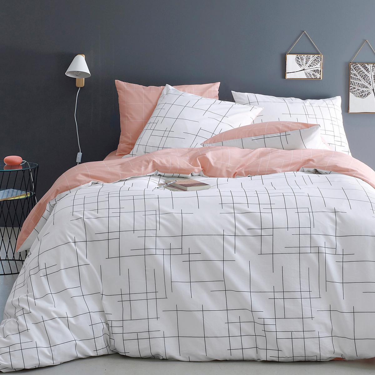 Charline Graphic Print Reversible Cotton Duvet Cover – image 2
