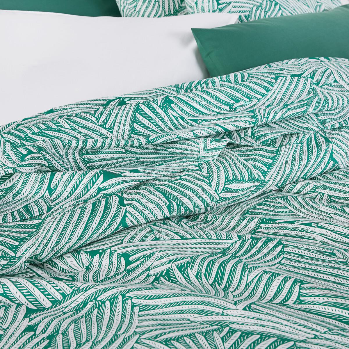 Ycata Leaf Print Cotton Duvet Cover – image 3