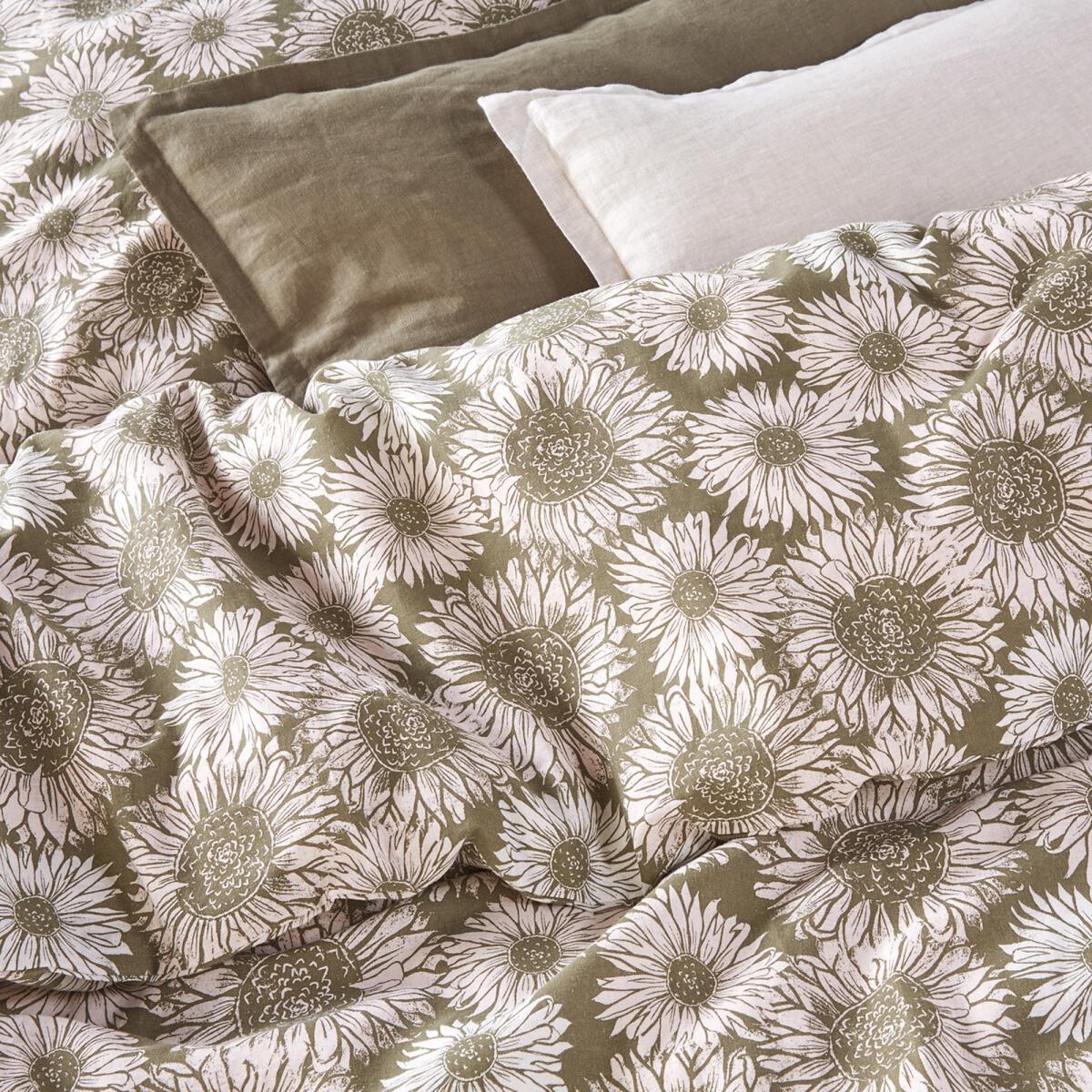Tournesol Washed Linen & Cotton Duvet Cover – image 2
