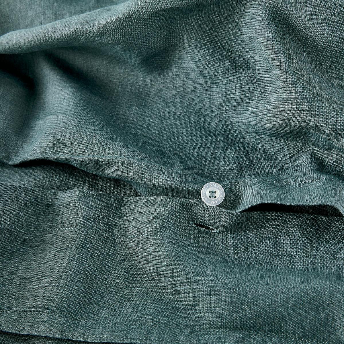 Carly Washed Linen Duvet Cover with Tassels – image 3