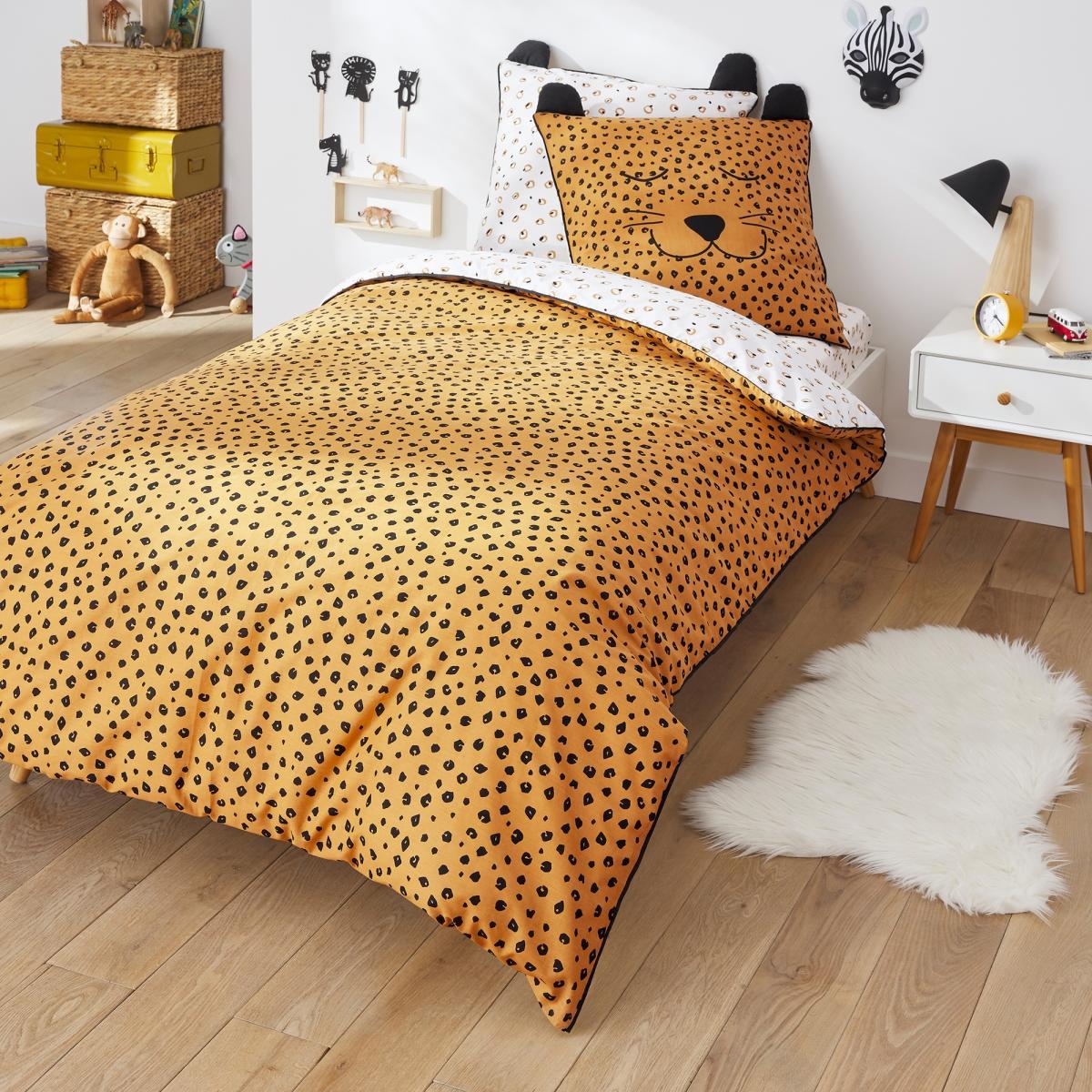 Lucien Duvet Cover in Printed Organic Cotton – image 1