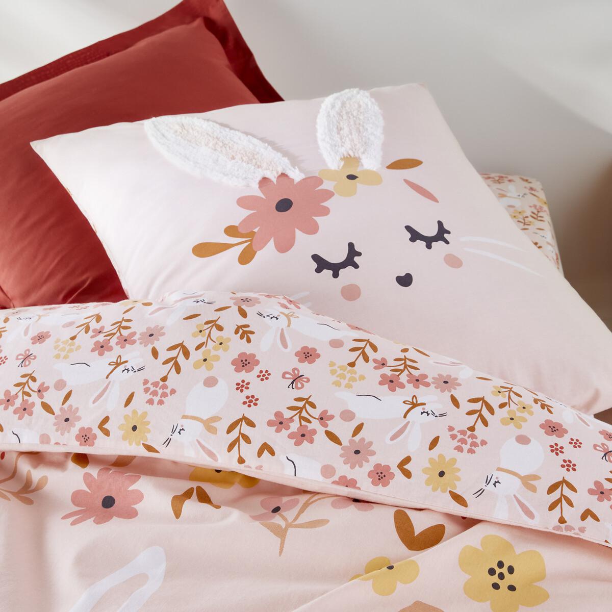 Flower Bunny Organic Cotton Duvet Cover – image 3