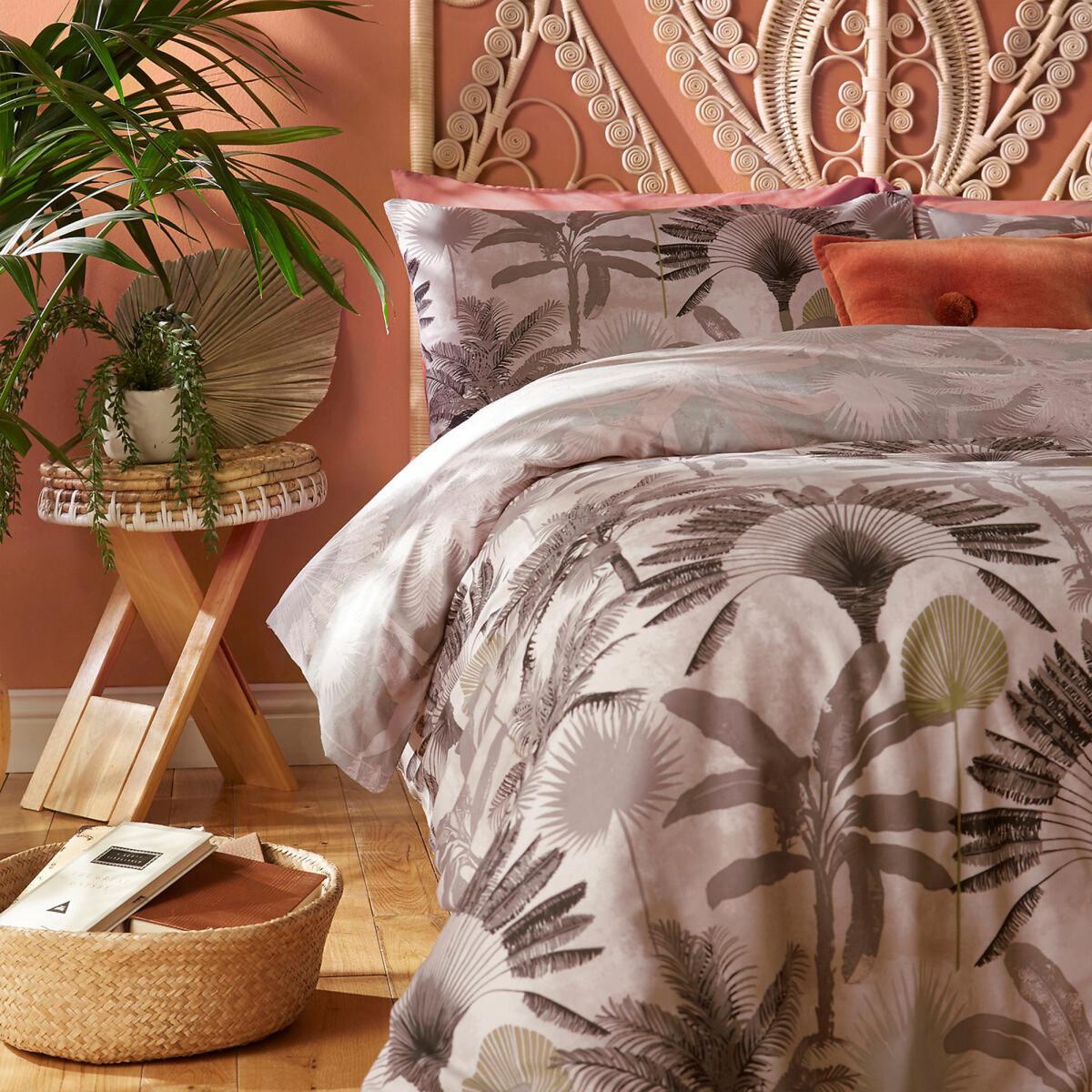 Malaysian Palm Duvet Cover & Pillowcase Set – image 2