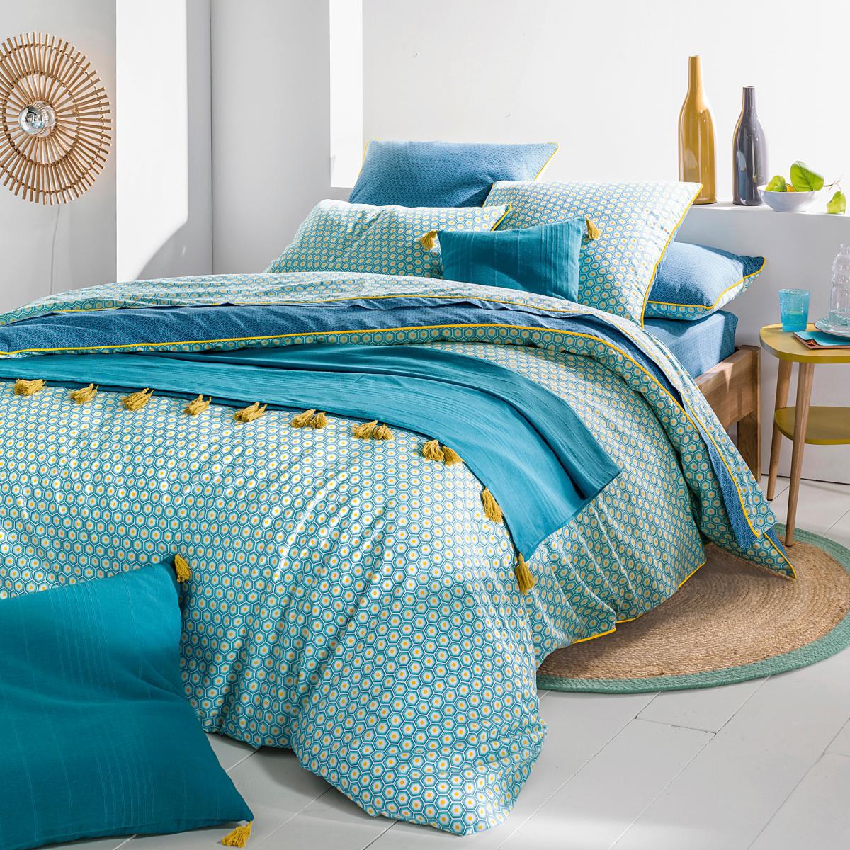 Pop Mozaic Printed Cotton Duvet Cover – image 2
