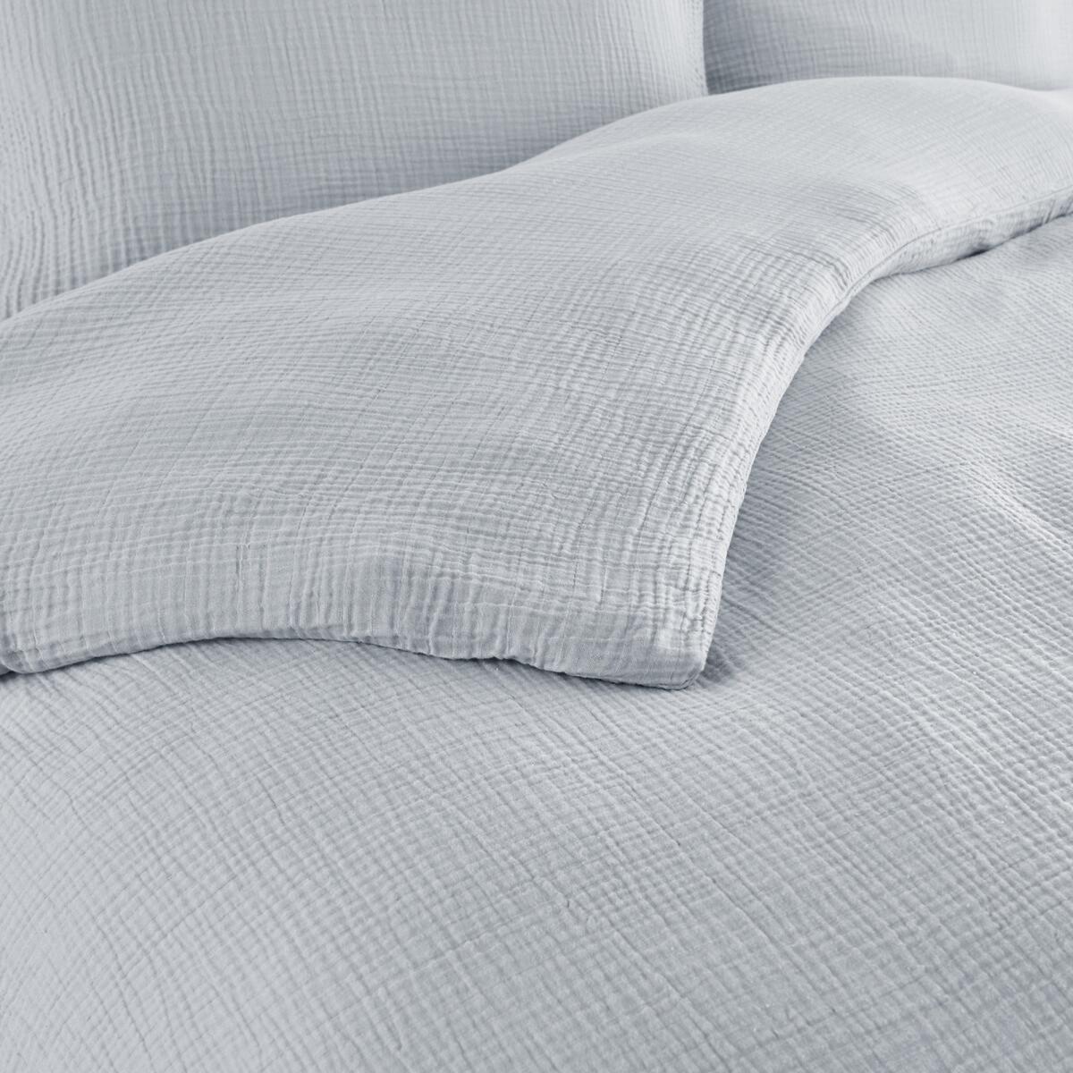Yafa Organic Cotton Muslin Duvet Cover – image 2