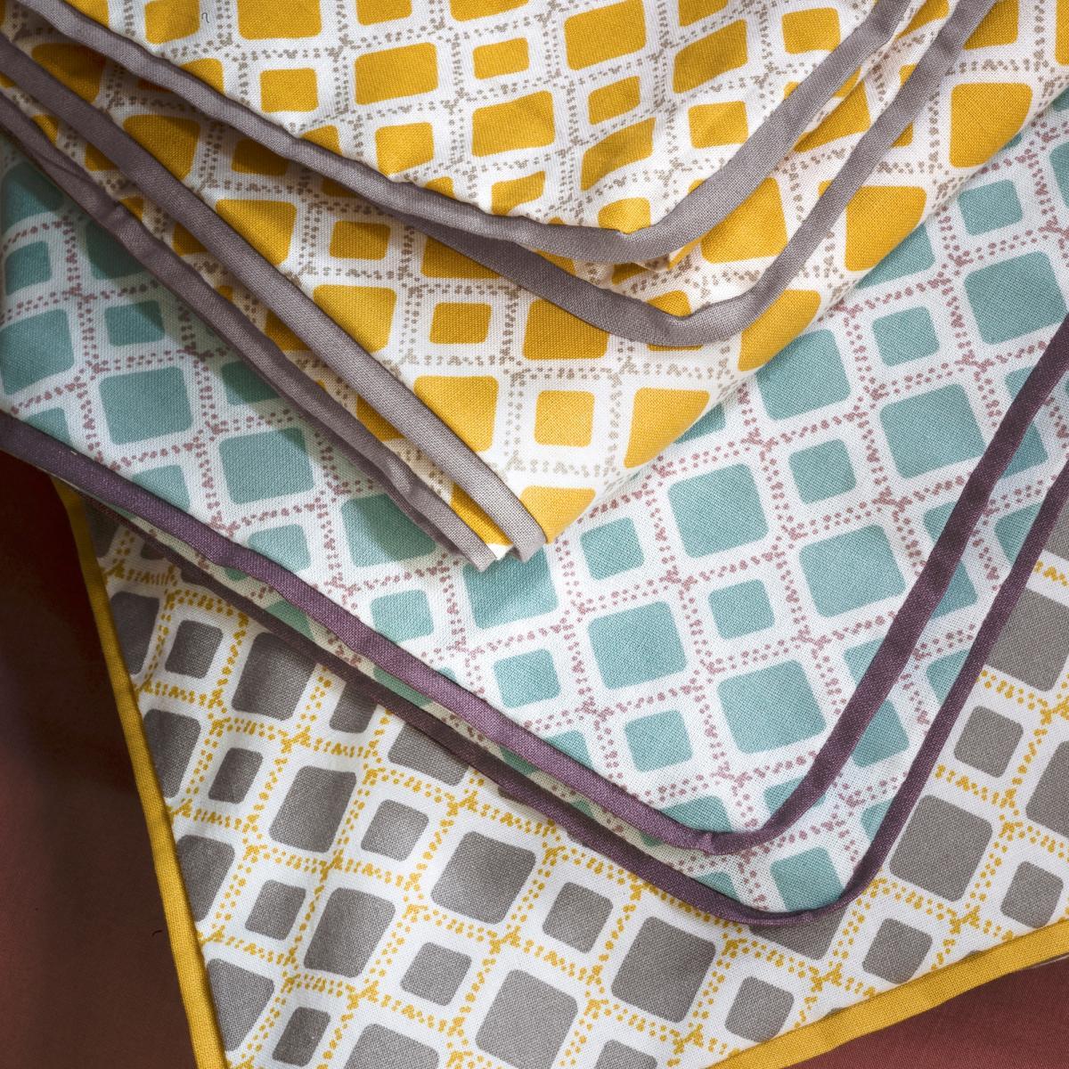 MASHITA Cotton Graphic-Print Duvet Cover – image 2