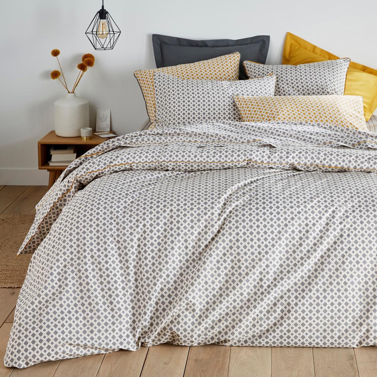 MASHITA Cotton Graphic-Print Duvet Cover – image 3