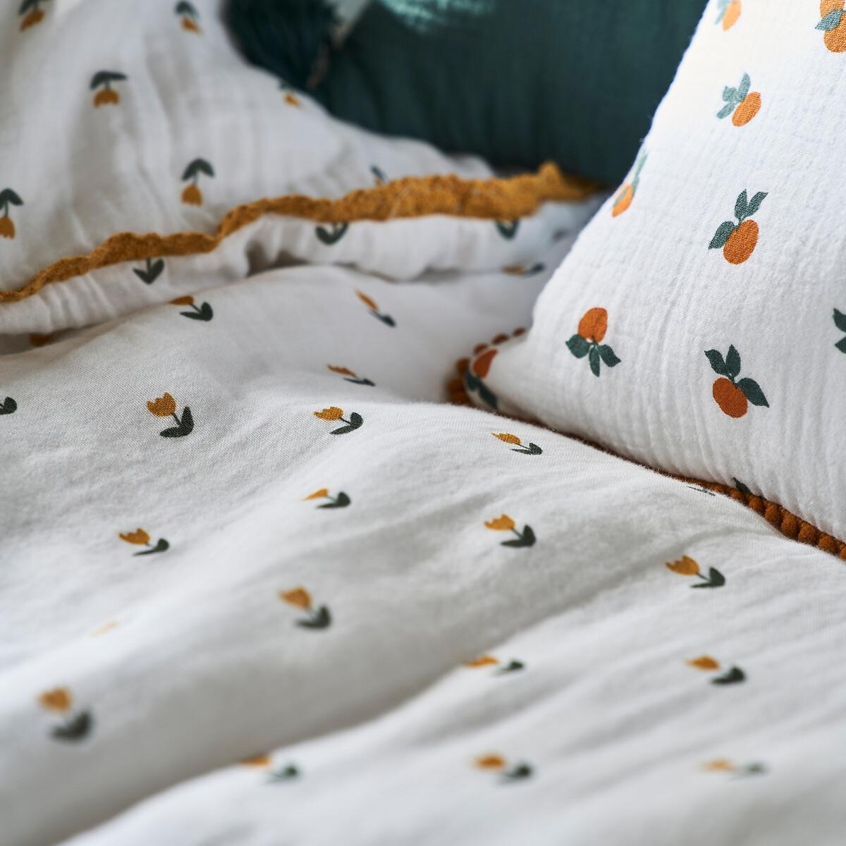 Tulipe Cotton Muslin Duvet Cover – image 3