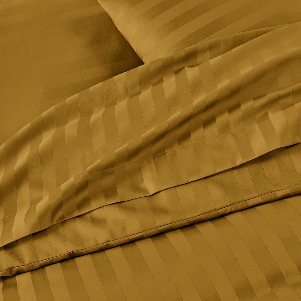 Striped Cotton Satin Duvet Cover – image 2