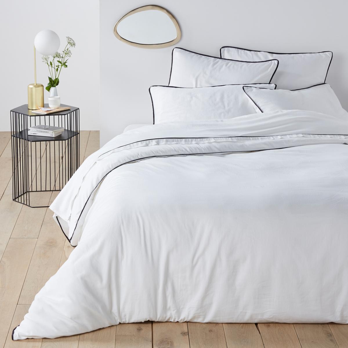 Pavone Washed Cotton Satin Duvet Cover – image 2