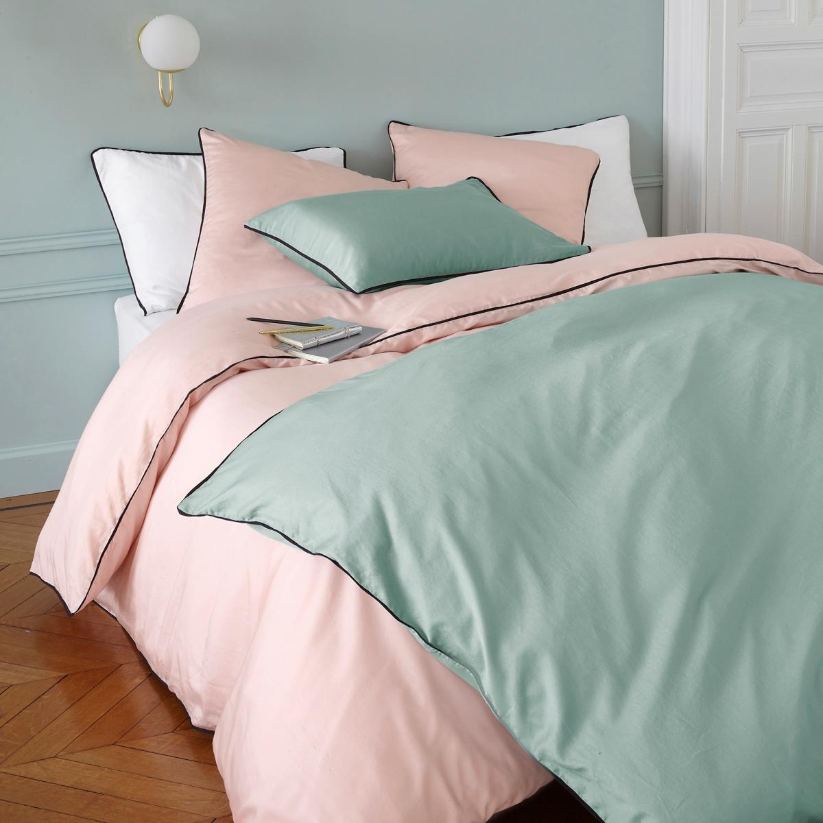 Pavone Washed Cotton Satin Duvet Cover – image 5