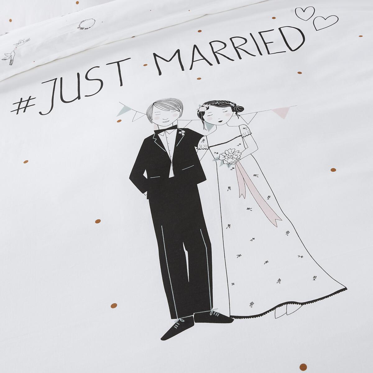 Just Married Cotton Duvet Cover – image 2
