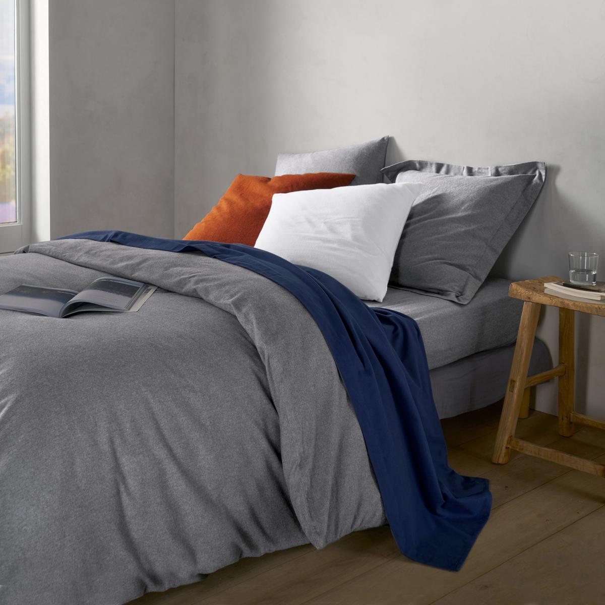Scenario Plain Flannel Duvet Cover – image 4