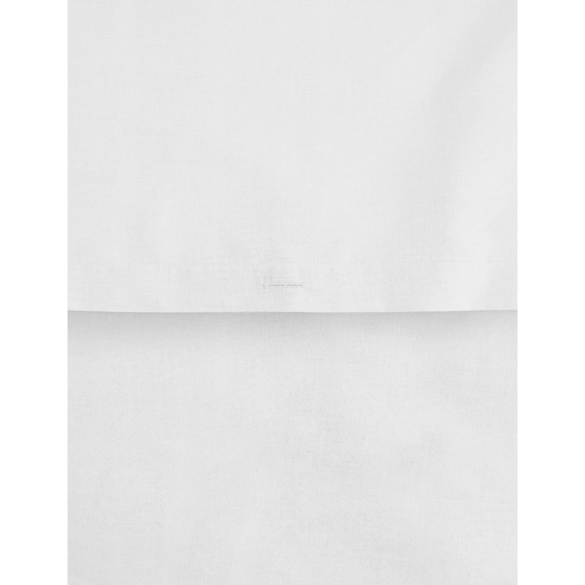 M&S Cotton Mix Non-Iron Duvet Cover - 5FT - White, White,Grey – image 4