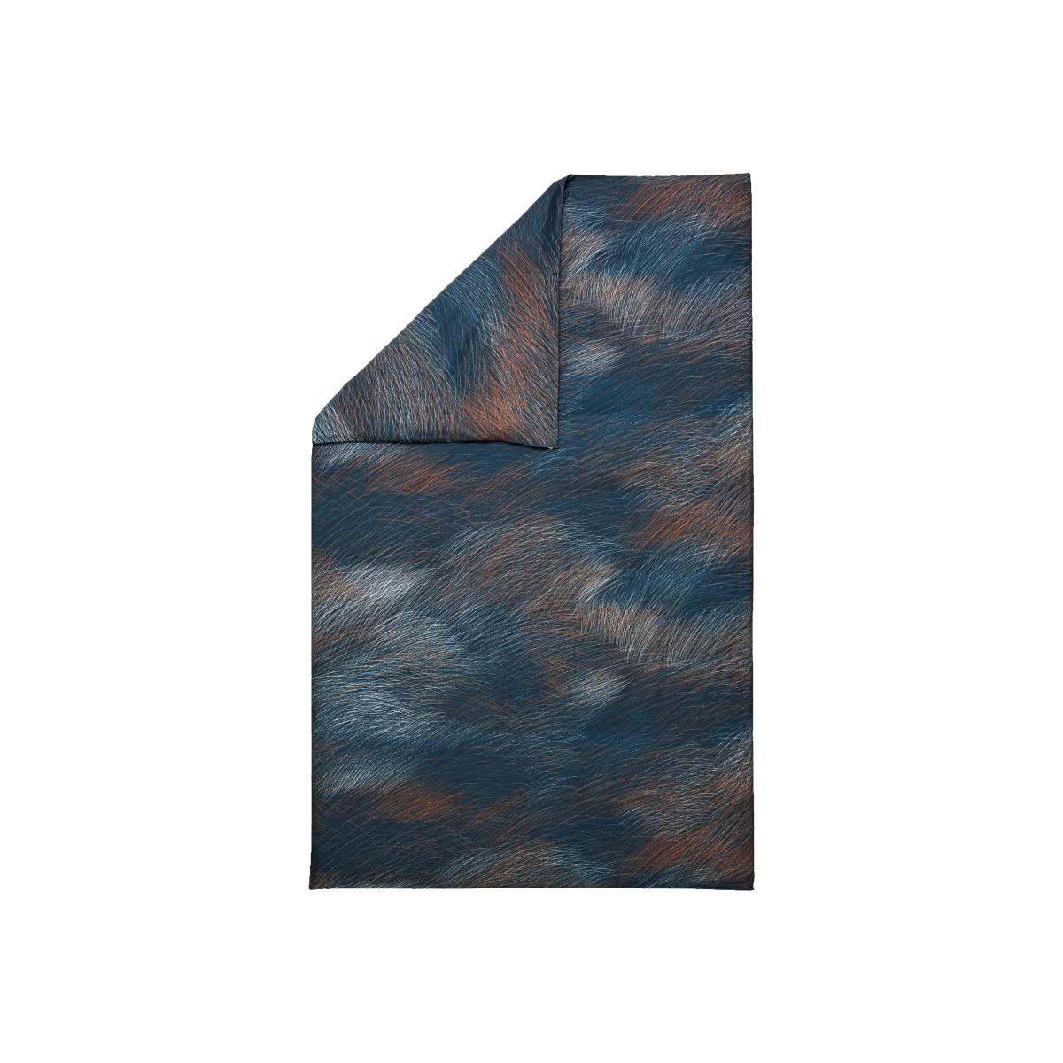 Lepo duvet cover 150x210 cm Dark blue-light blue-copper