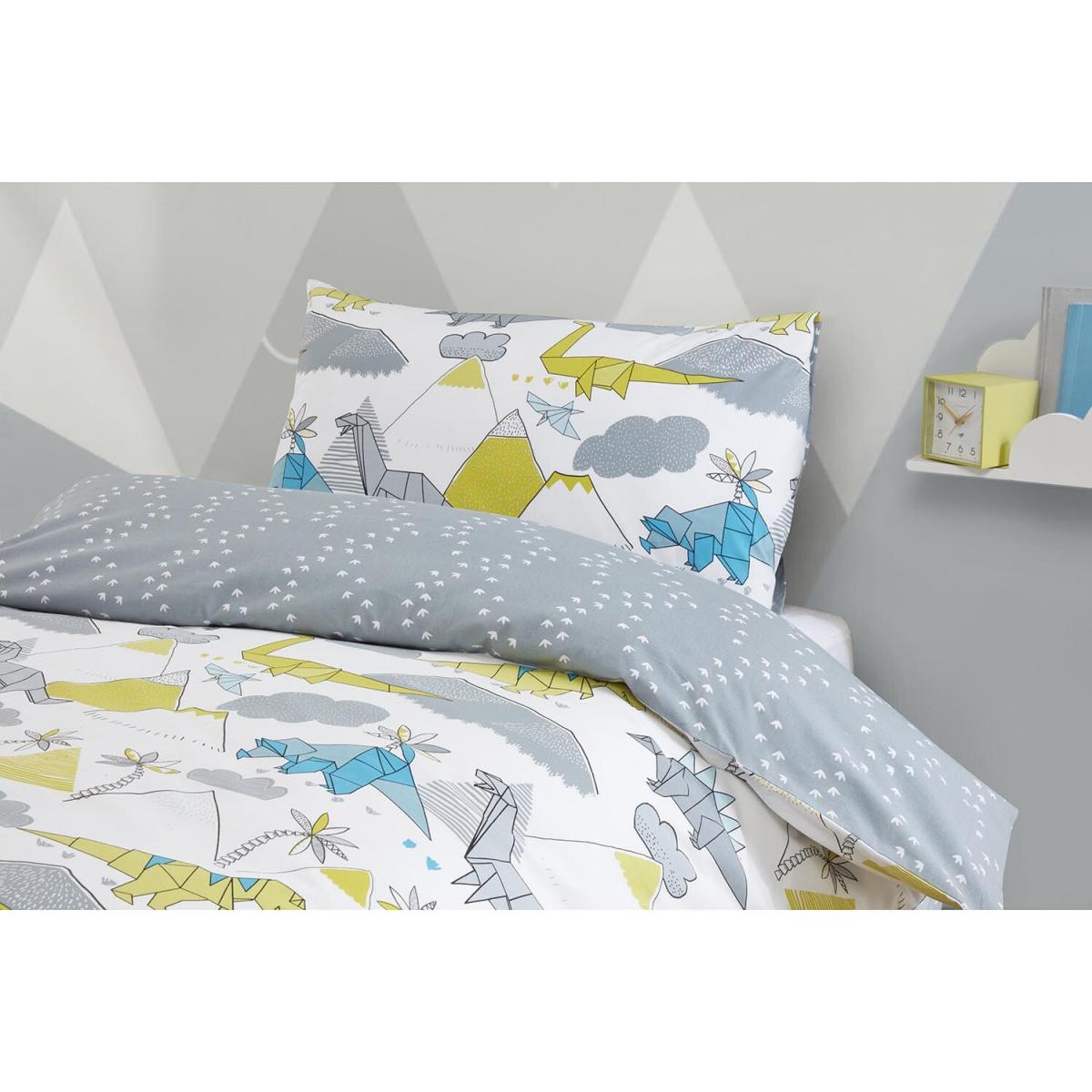Pack of 2 Dinosaur Duvet Cover and Pillowcase Sets – image 2