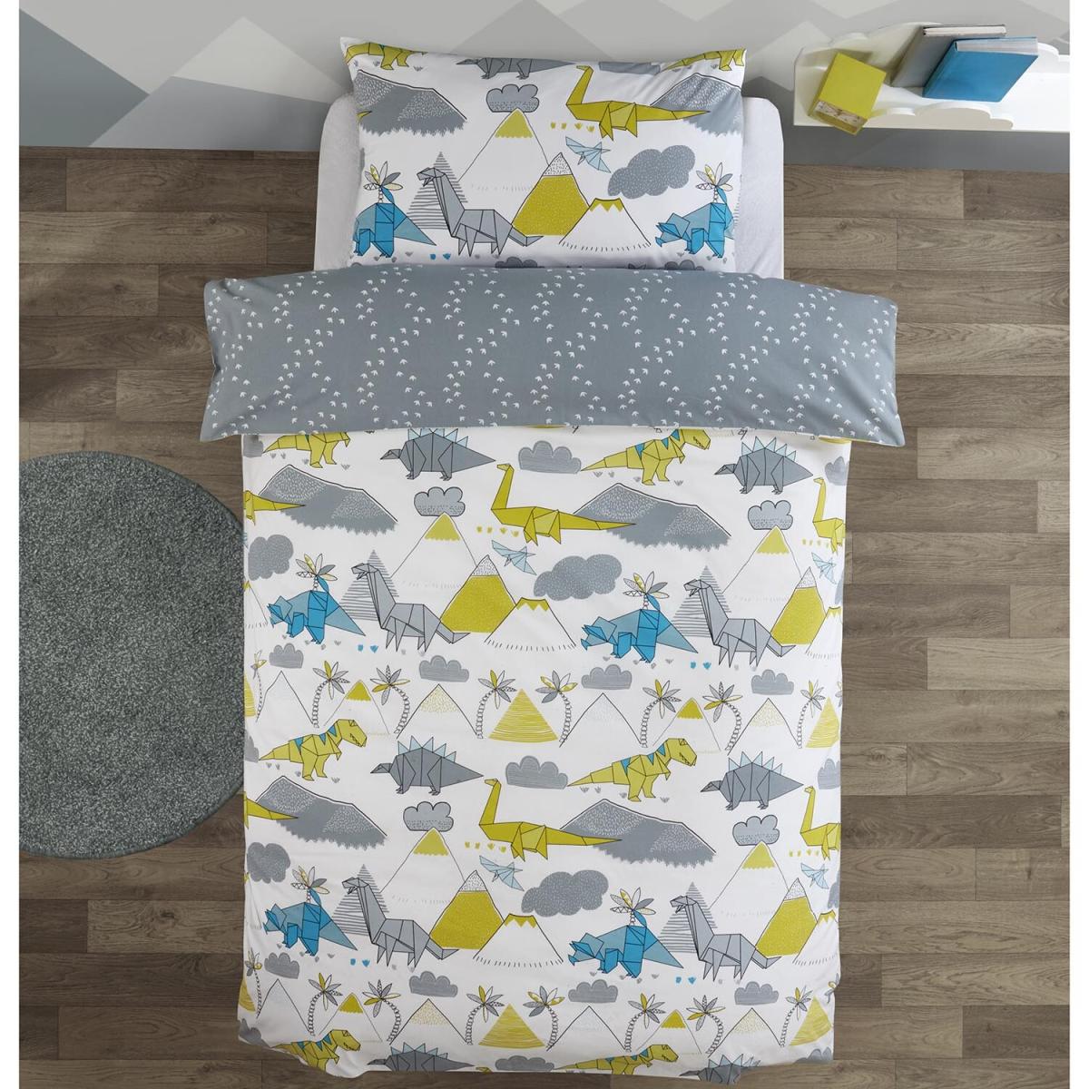 Pack of 2 Dinosaur Duvet Cover and Pillowcase Sets – image 3