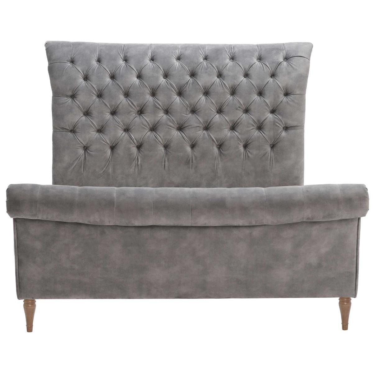 Odeon Plush Velvet High End Bed Frame – image 3