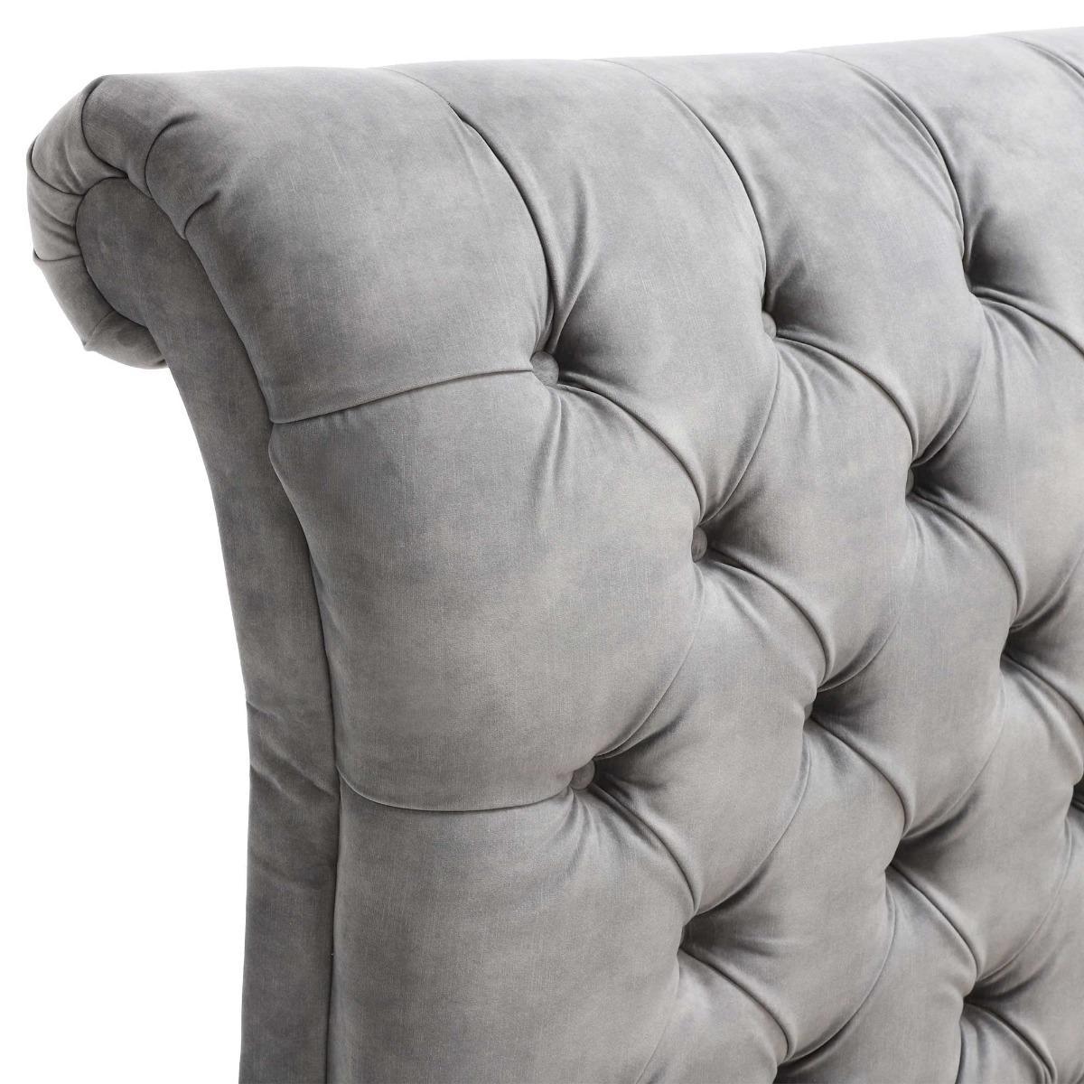 Odeon Plush Velvet High End Bed Frame – image 4